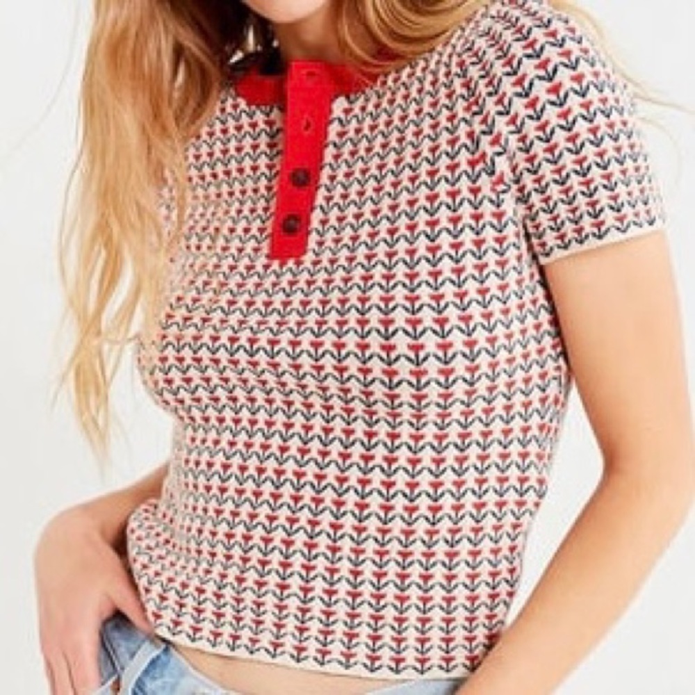 Urban Outfitters Tulip Knit Top